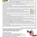 New York, Wait For Me Reading For De…: English Esl Worksheets Pdf For New York Reading Comprehension Worksheets