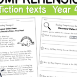 Non Fiction Reading Comprehension   Year 4 And 5 | Resources For Throughout Year 4 Quick Reading Comprehension Worksheets