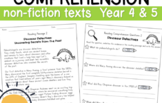 Non-Fiction Reading Comprehension - Year 4 And 5 | Resources For throughout Year 4 Quick Reading Comprehension Worksheets