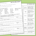 Non Fiction Text Features Posters And Worksheets   Fishyrobb Throughout Text Features Reading Comprehension Worksheet