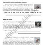 Ocean Pollution   Esl Worksheetmarta  Inside Ocean Pollution Comprehension Worksheets