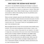 Ocean Reading Comprehension   Grade 4 Reading Comprehension Within Reading Comprehension On Waves Worksheets