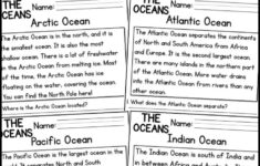 Oceans Social Studies Reading Comprehension Passages K-2 - A Page in Reading Comprehension Worksheets 2Nd Grade Social Studies