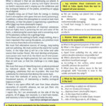 Our Environment (B1/B2 Test) Reading…: English Esl Worksheets Pdf With Reading Comprehension Worksheet B2