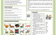 Our School Trip (Farm Animals) Readi…: English Esl Worksheets Pdf in Animal Farm Reading Comprehension Worksheets Pre-Primary