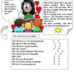 Our Teacher: Reading Comprehension R…: English Esl Worksheets Pdf Within Reading Comprehension Worksheets For Teachers