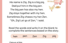 Page 2 - Free Printable 2Nd Grade Reading Worksheet Templates | Canva inside K12 Reading Worksheets Printable