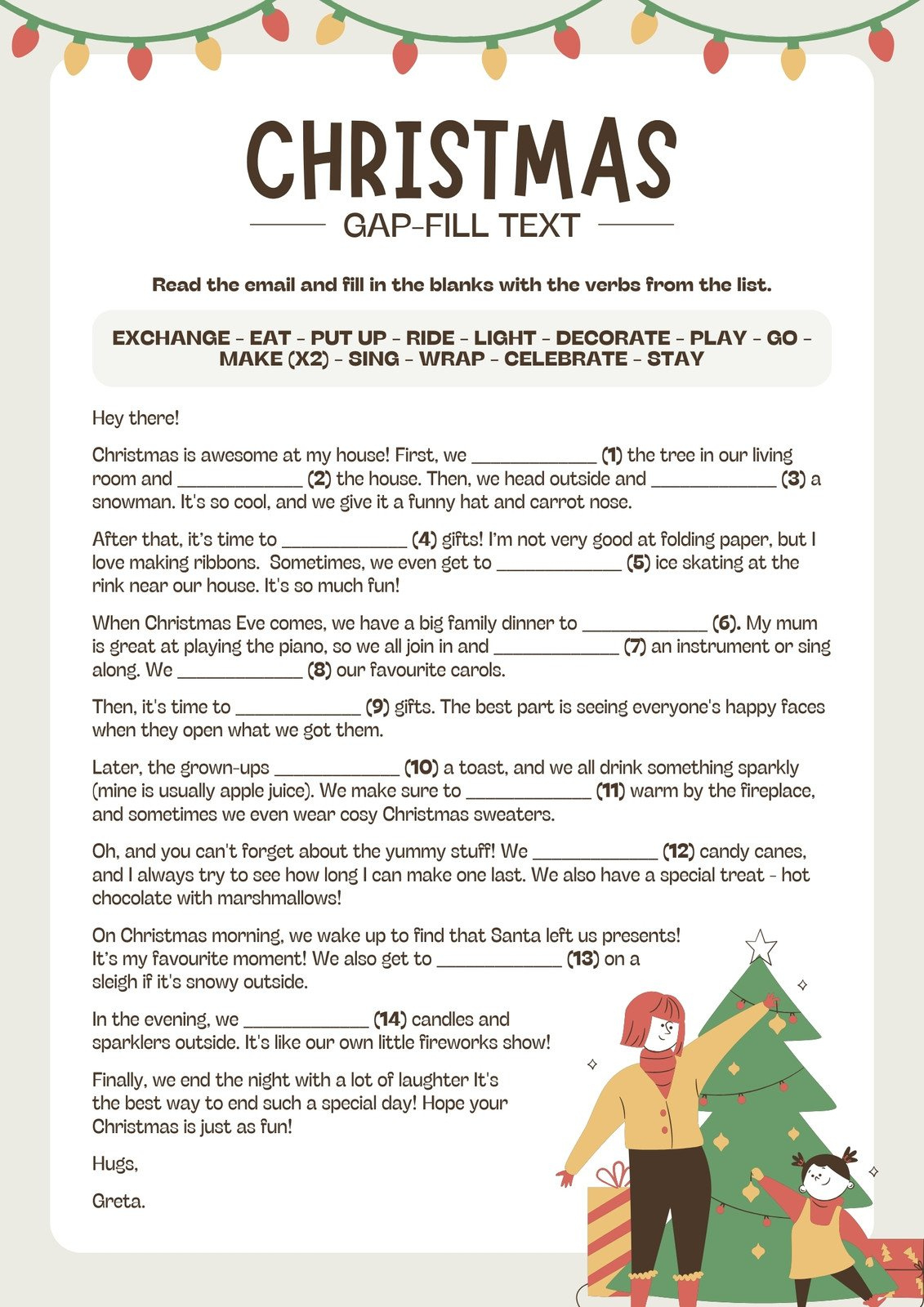 Page 3 - Free, Editable Christmas Worksheet Templates | Canva with regard to Reading Comprehension Worksheet About Christmas