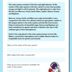 Page 5   Customize 377+ Reading Comprehension Worksheets Templates Regarding Neptune Reading Comprehension Worksheet