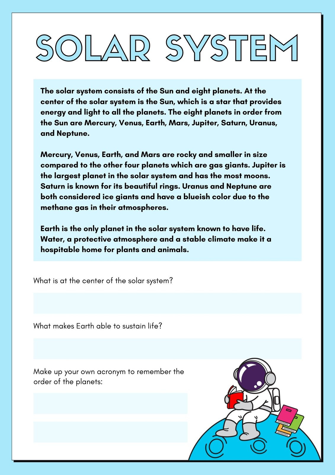 Page 5 - Customize 377+ Reading Comprehension Worksheets Templates regarding Neptune Reading Comprehension Worksheet