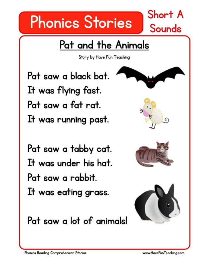 Short Story Reading Comprehension Worksheet