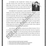 Perfect Modals / The Assassination Of John Kennedy   Esl Worksheet Throughout Esl Reading Comprehension Worksheets Kennedy