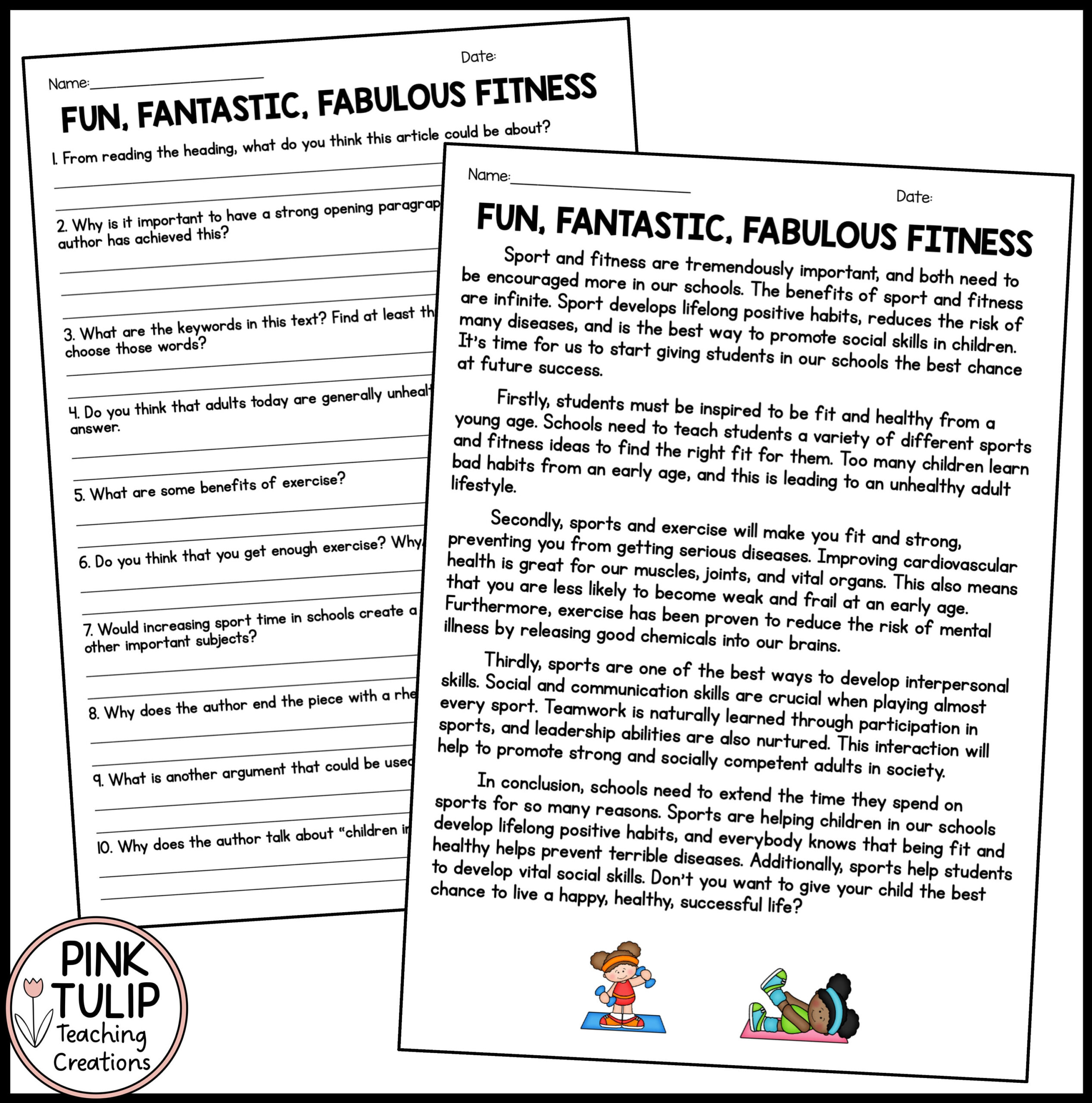 Persuasive Text Examples - Ten Reading Samples With Comprehension within Persuasive Reading Comprehension Worksheets