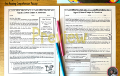 Physical And Chemical Changes Reading Comprehension And Worksheet within Physical And Chemical Changes Reading Comprehension Worksheet