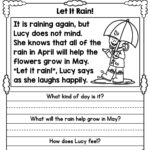 Pinelizabeth M'Howell On {Early Childhood Education} | First Intended For May Reading Comprehension Worksheets