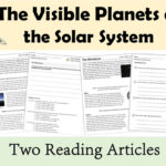 Planets And The Solar System Reading Comprehension Passage And Throughout Solar System Reading Comprehension Worksheets High School