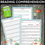 Plant Life Cycle Reading Passage With Comprehension Questions For Plant Life Cycle Reading Comprehension Worksheet