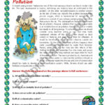 Pollution   Esl Worksheetelle81 With Air Pollution Reading Comprehension Worksheet