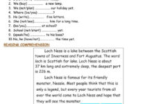 Present Perfect Interactive Worksheet for Sophie Reading Comprehension Worksheets Liveworksheets