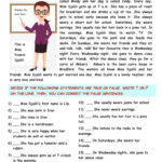 Present Simple Tense Practice: Miss…: English Esl Worksheets Pdf & Doc Intended For Present Simple Reading Worksheets