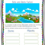 Printable Abiotic Vs Biotic Factors Worksheets Download In Abiotic And Biotic Factors Reading Comprehension Worksheets