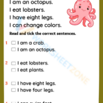 Printable Grade 1 Sea Animals Reading Comprehension Worksheets Intended For Sea Animals Reading Comprehension Worksheets