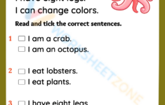 Printable Grade 1 Sea Animals Reading Comprehension Worksheets intended for Sea Animals Reading Comprehension Worksheets