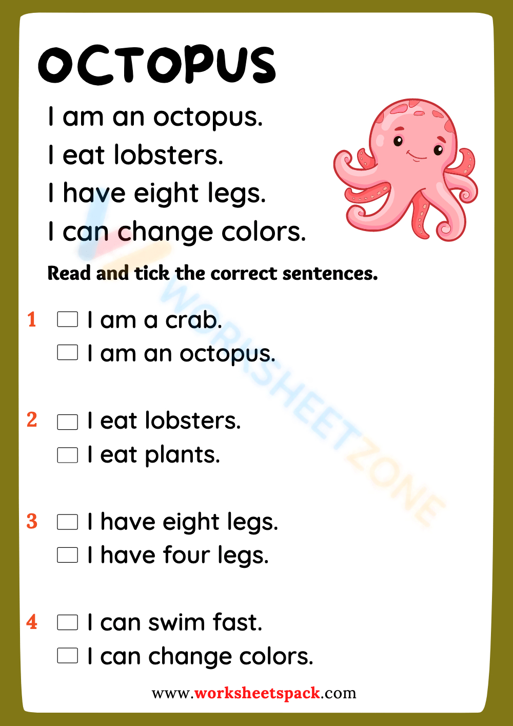 Printable Grade 1 Sea Animals Reading Comprehension Worksheets intended for Sea Animals Reading Comprehension Worksheets