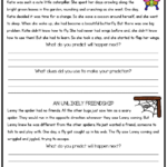 Printable Grade 3 Making Predictions Worksheets For Prediction Reading Comprehension Worksheet