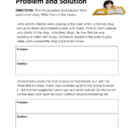 Printable Grade 5 Identifying Problems And Solutions In Reading Pertaining To Problem And Solution Reading Comprehension Worksheets