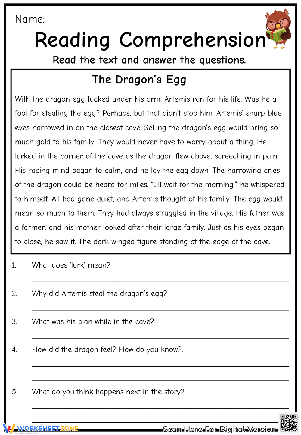 Printable Grade 5 Level M Reading Comprehension Worksheets in Super Teacher Reading Comprehension Worksheets