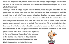 Printable Grade 7 Short Story Worksheets regarding Short Story English For Grade 7 Worksheets