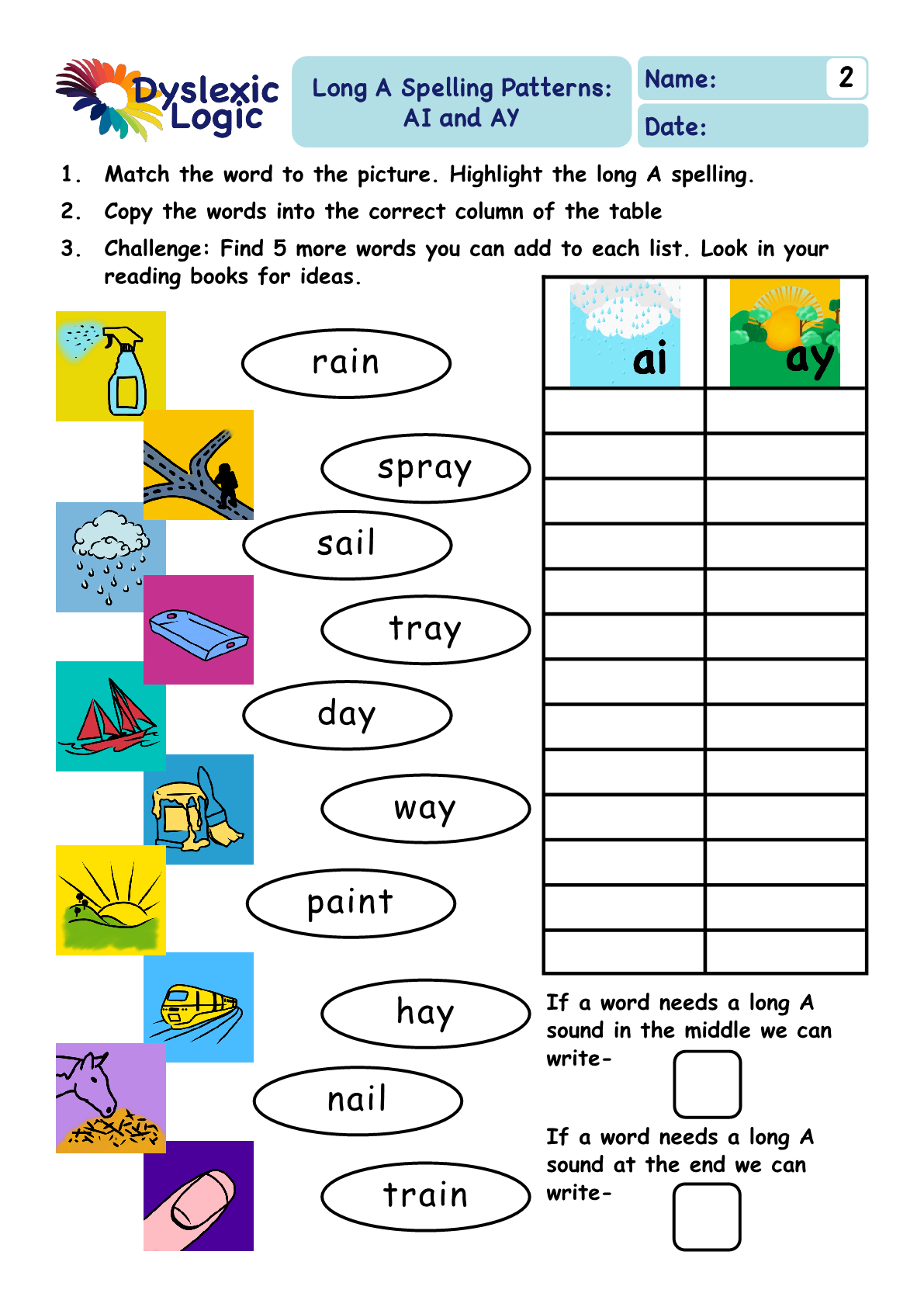 Printable Phonics Support Resources — Dyslexic Logic with regard to Dyslexia Reading Comprehension Worksheets
