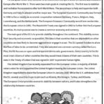Purpose Of The European Union Reading Packet For Europe Reading Comprehension Worksheets