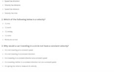 Quiz &amp; Worksheet - Describing Motion With Speed And Velocity intended for Speed and Velocity Reading Comprehension Worksheet