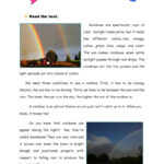 Rainbows Reading For Detail (Dee…: English Esl Worksheets Pdf & Doc With Regard To Rainbow Reading Comprehension Worksheet