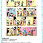 Reading (Comic Strip) + Consolidation Exercise About Object In Comic Strips Reading Comprehension Worksheets Grade 6