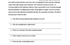 Reading Comprehension 2, Mythology: English Esl Worksheets Pdf &amp; Doc regarding Legends Reading Comprehension Worksheets