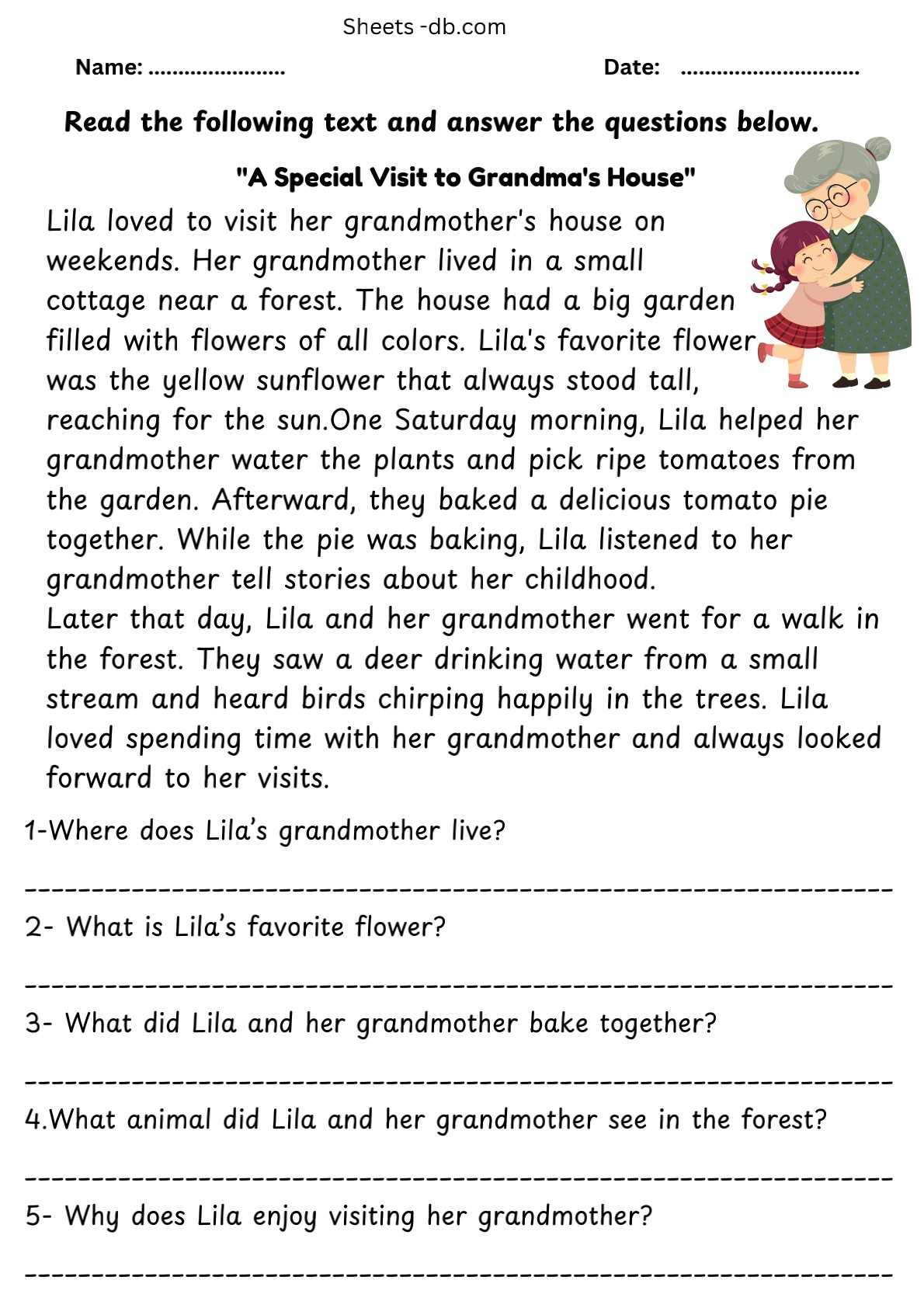 Reading Comprehension Activities – Sheets pertaining to Reading Comprehension Worksheet 5th Grade