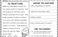 Reading Comprehension Answering Wh Questions {August} 3 Levels with regard to Reading Comprehension With Wh Questions Worksheets