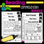 Reading Comprehension Bundle, K 1 | Madeteachers Intended For K 1 Reading Comprehension Worksheets