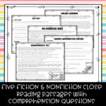 Reading Comprehension Close Read Passages For September   Not So Inside Year 2 Comprehension Worksheets Close Reading
