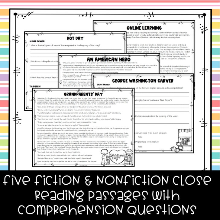 Year 2 Comprehension Worksheets Close Reading Year 2 Comprehension Worksheets Close Reading