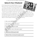 Reading Comprehension Future Will   Esl Worksheetvanekuza Throughout Will Reading Comprehension Worksheet