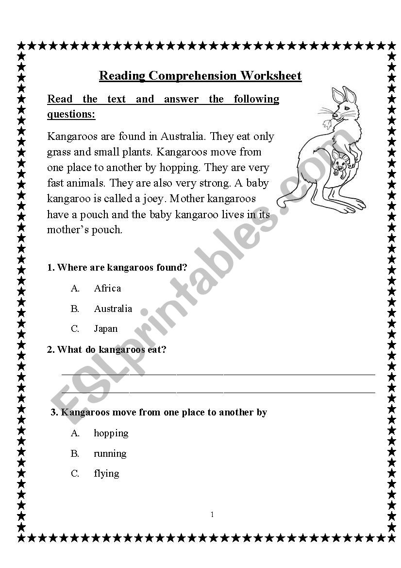 Reading Comprehension - Informative Text - Esl Worksheet regarding Informational Text Reading Comprehension Worksheets
