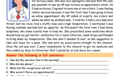 Reading Comprehension: My First Onli…: English Esl Worksheets Pdf throughout Reading Comprehension Worksheet Online