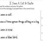 Reading Comprehension   My Resource Station Kindergarten Throughout Comprehension Cut And Paste Worksheets