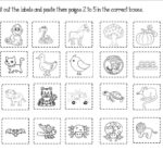 Reading Comprehension   My Resource Station Kindergarten Throughout Cut And Paste Comprehension Worksheets