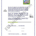 Reading Comprehension  New York   Esl Worksheetsuperbubble In Reading Comprehension New York Worksheets