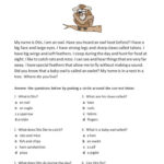 Reading Comprehension   Otis The Owl…: English Esl Worksheets Pdf Throughout Reading Comprehension Worksheets Multiple Choice